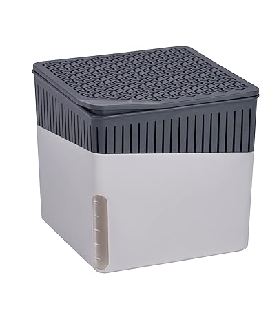 WENKO Cube Dehumidifier, Grey