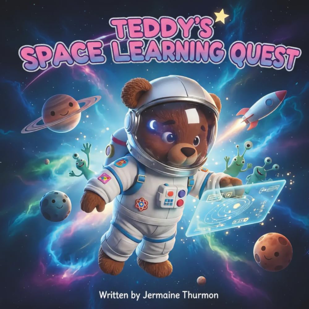 TEDDY'S SPACE LEARNING QUEST: Blast off with Teddy on a space adventure filled with learning Fun!