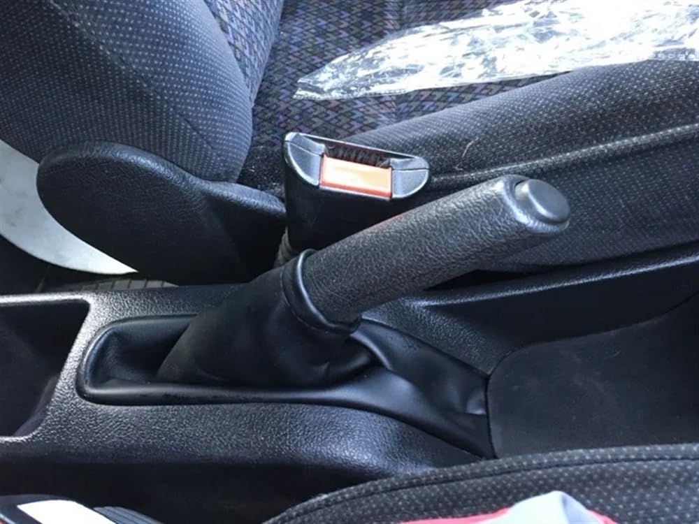 Samochodowa gałka zmiany biegów zamiennik do Opel do Astra II G dla Zafira A 1998-2010 5-biegowa PU osłona hamulca ręcznego samochodu osłona dźwigni zmiany biegów (obudowa gałki zmiany biegów