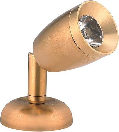 Amazon Com Pactrade Marine Rv Led Swivel Reading Light Polished Brass Interior 80 Lumens On Just 1 2w Boat Trailer Lights Sports Outdoors