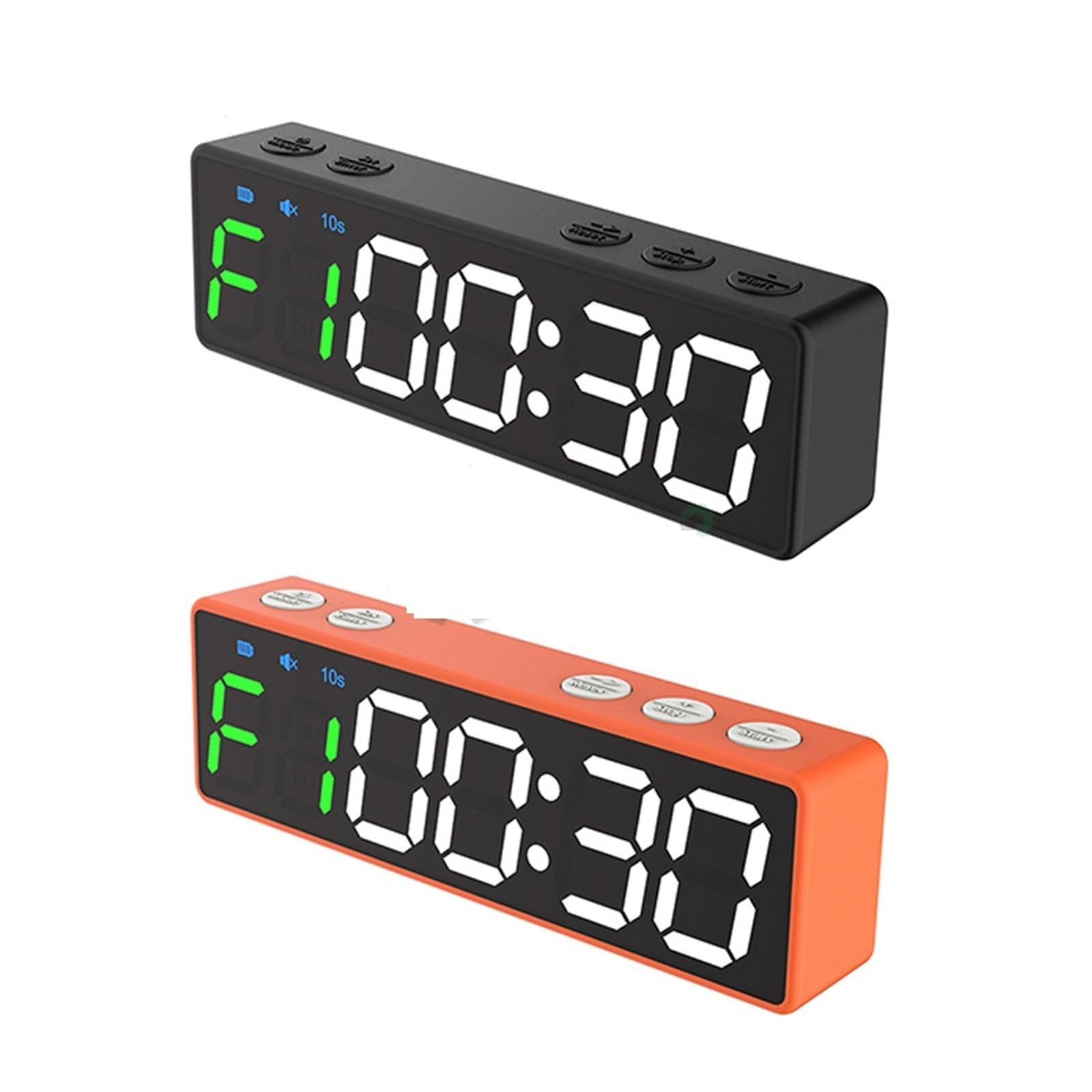 Timer palestra, Timer da palestra a intervalli Allenamento Fitness Orologio Conto alla rovescia/UP/Cronometro Magnetico e USB ricaricabile 4 tipi for attrezzi sportivi(A)