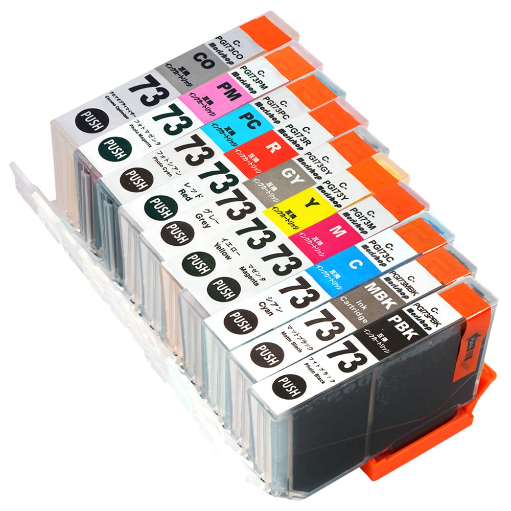 Amazon.co.jp: PGI-73 (CO/Y/R/M/PM/C/PC/GY/MBK/PBK) 10色セット