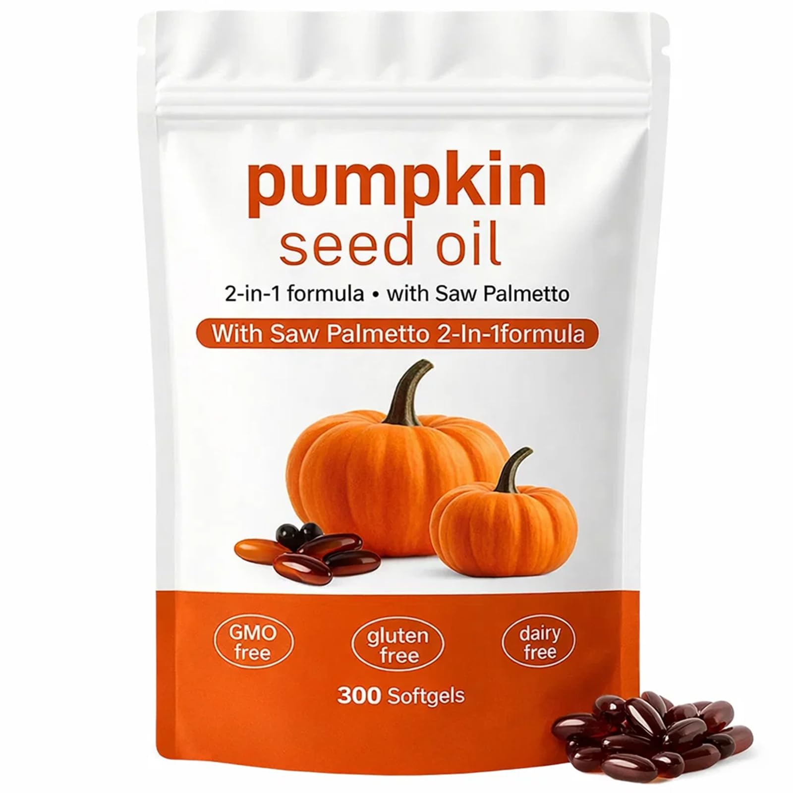 Amazon.com: Pumpkin Seed Oil Capsules, 2 in 1 Pumpkin Seed Oil