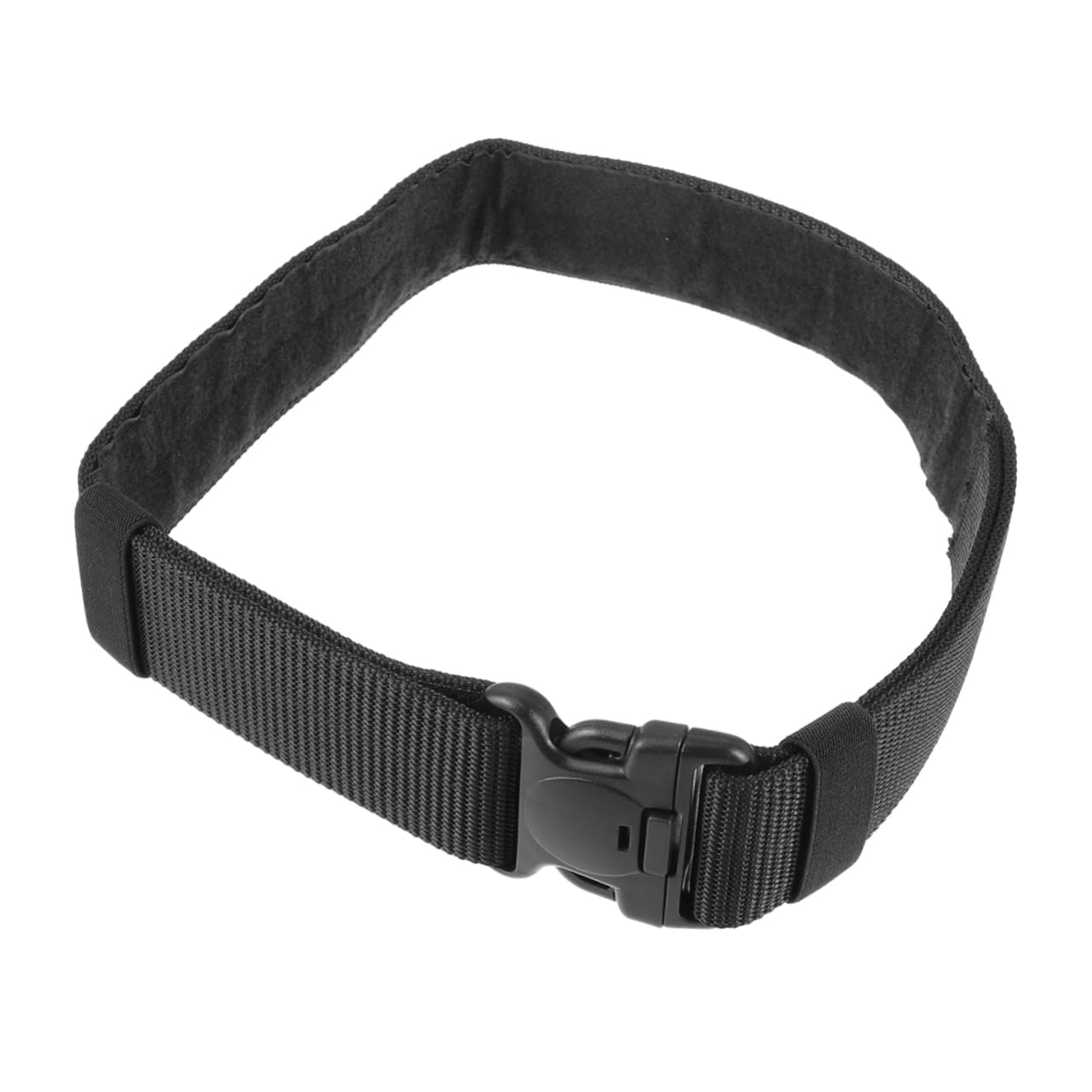 TINEASUR Adjustable Waist Belt Outdoor Belt Quick-release Buckle 100x5.5x0.3cm Black Utility Strap for Sports Hiking