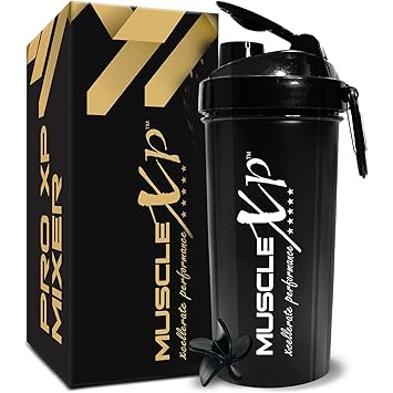 MuscleXP Gym Shaker PRO XP Mixer 100% Leakproof Guarantee Shaker Blender 700 ml, For Protein, Pre Workout and BCAAs, BPA Free Material Sipper Bottle