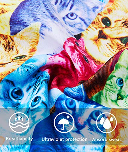 Idgreatim Girls Novelty One Piece Swimsuits Cats Print Bathing Suit For Beach 3-4 Years #TOP5