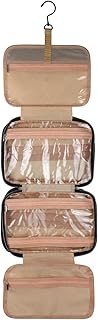 5 Pcs artigos toalete bolmaquiagem,Saco Toalete Viagem Fácil Suspensão | Bolsa granorganizadora viagem, bolviagem para acessórios, xampu, artigos Fovolat
