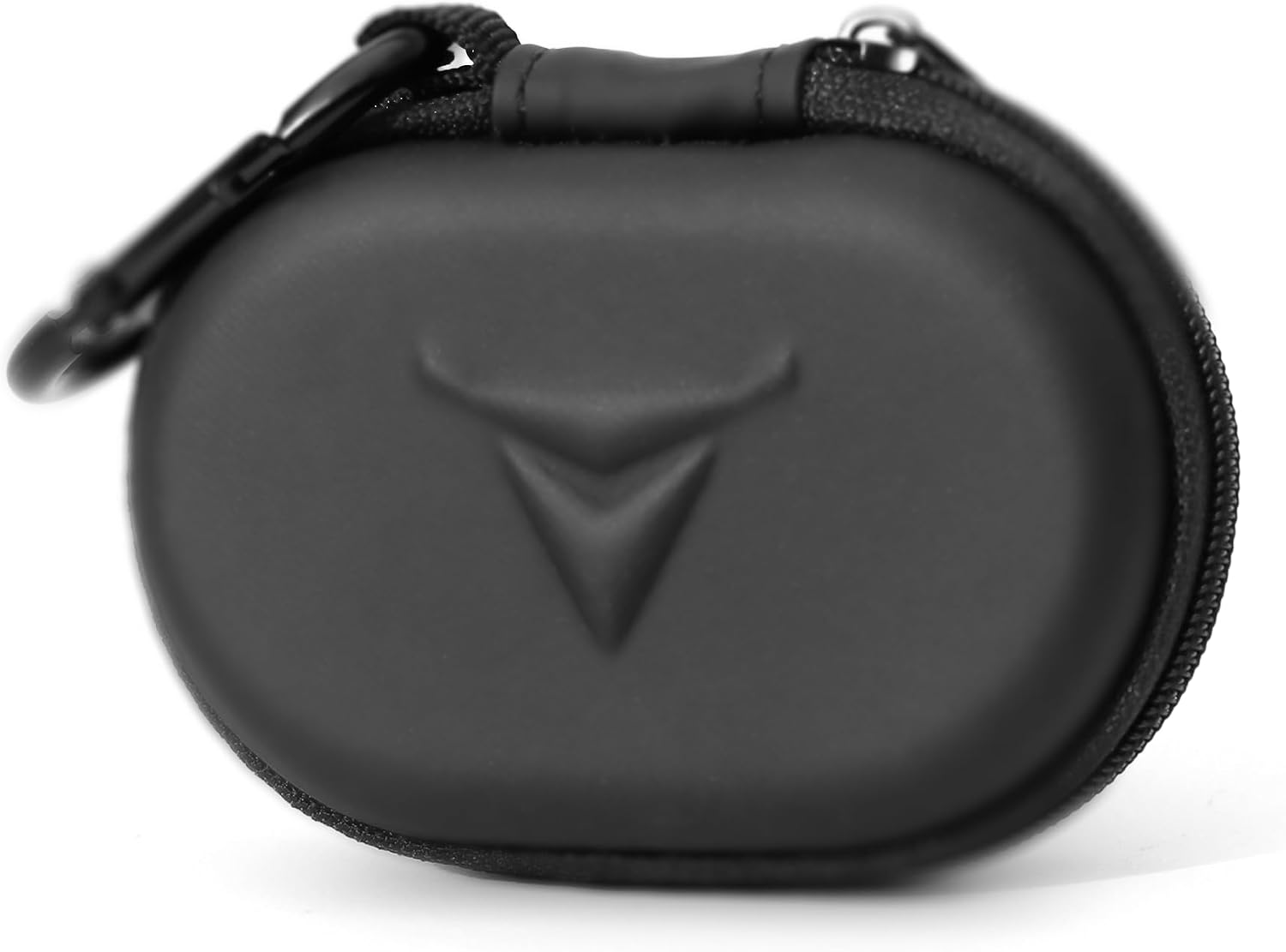Decibullz - Zipper Headphones Carrying Case, Perfect for Earphones and Earplugs (Black) (Pack of 1)