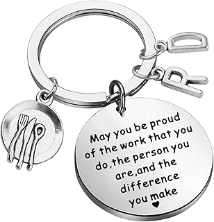 BAUNA Nutritionist Keychain RD Gifts Nutritionist Dietitian Graduation Gifts May You Be Proud of The Work That You Do