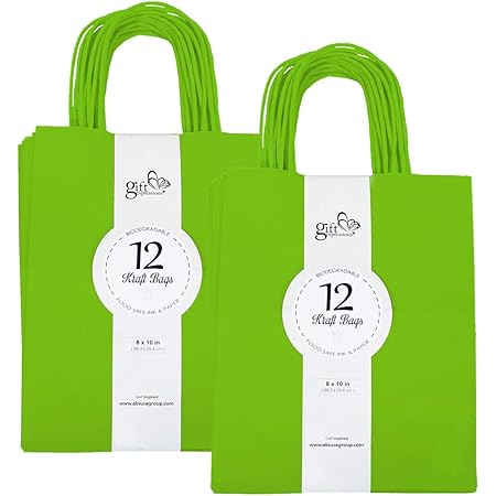 green kraft bolsas
