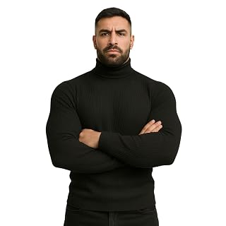 Blusa Cacharrel Masculina Gola Alta Canelada