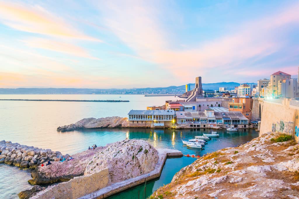 Lais Puzzle – Notre Dame De La Garde Bei Sonnenuntergang, 2000 Teile, Motiv Marseille