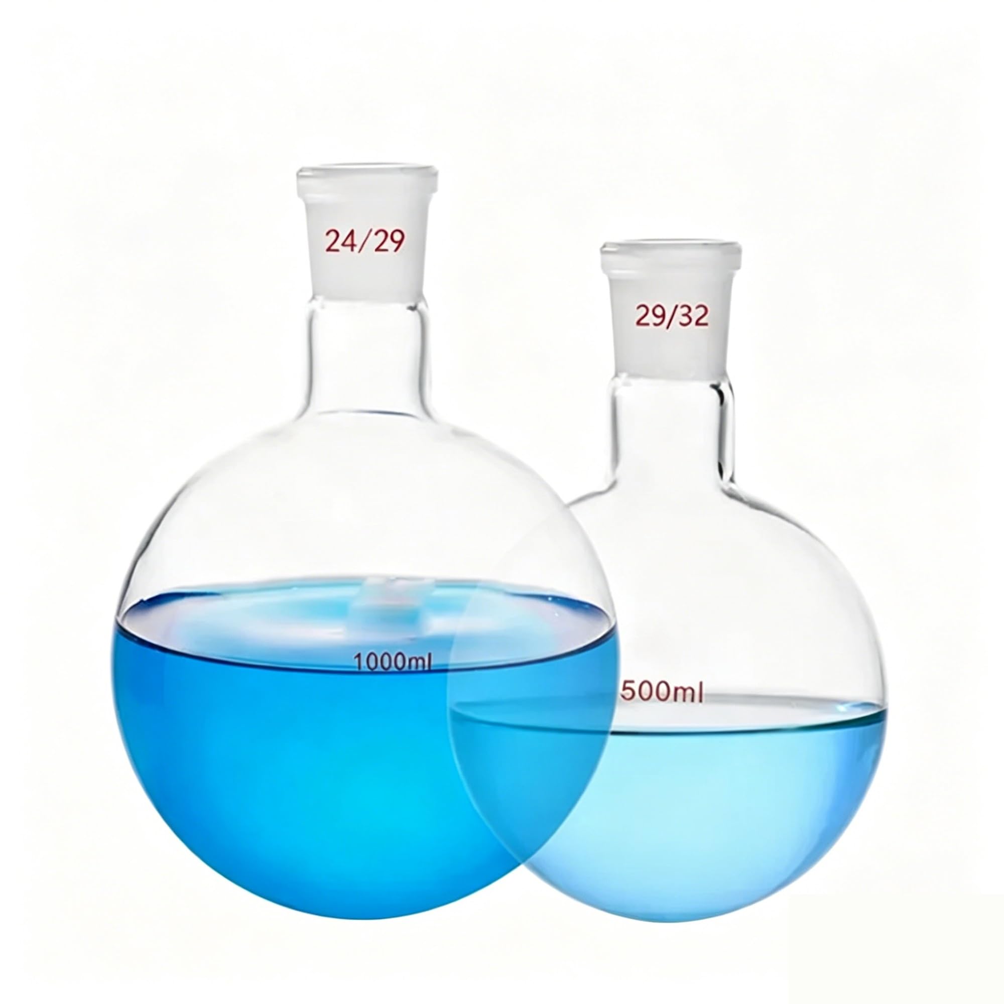 Ballon de réaction en verre borosilicate 500ml rodage 24 de précision - 5