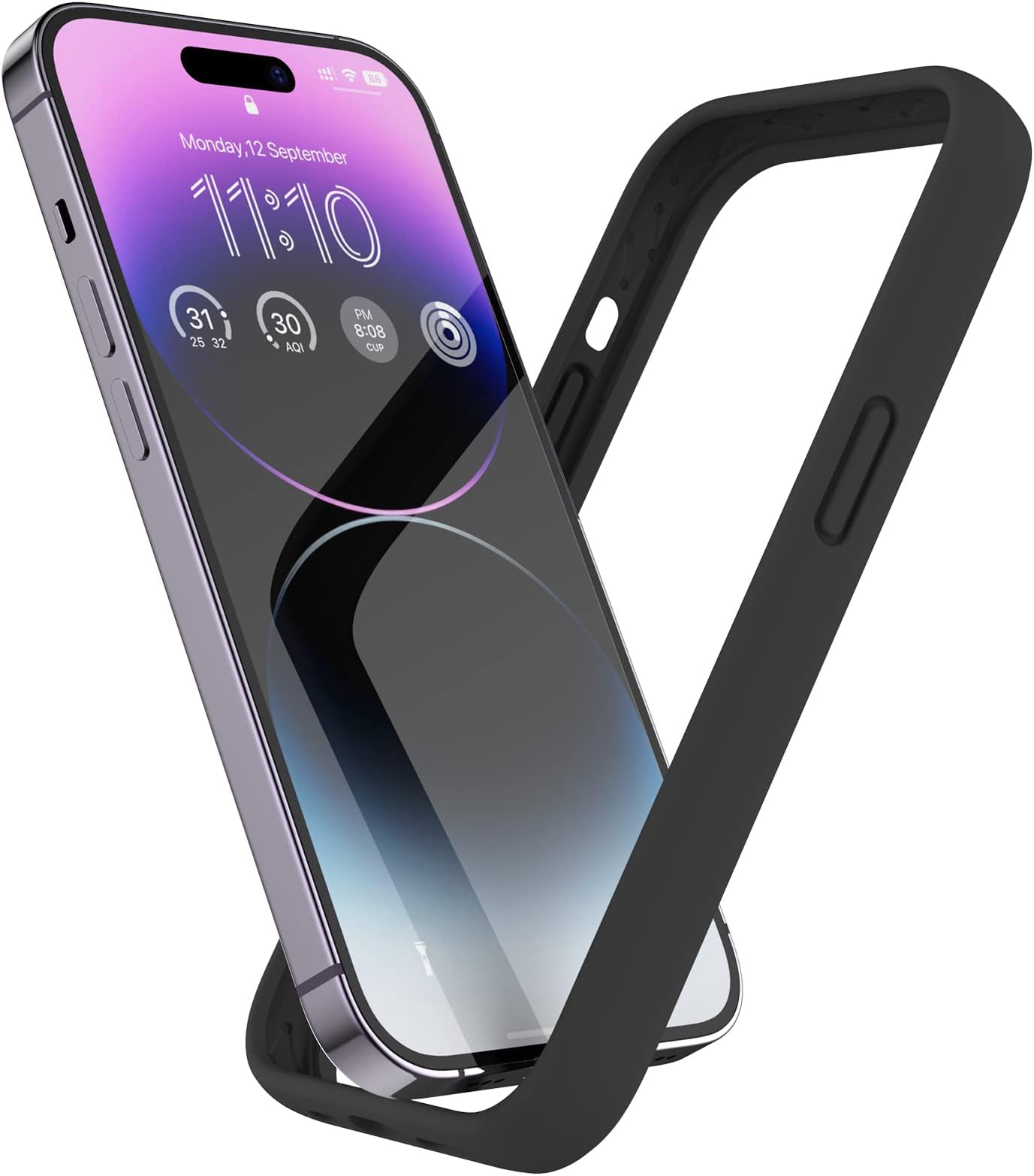 K TOMOTO Compatible iPhone 14 Pro Max Bumper Case (6.7 Inch