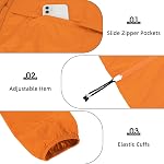 Men's Rain Jacket Waterproof and Lightweight Raincoat Outdoor for Hiking Jacket