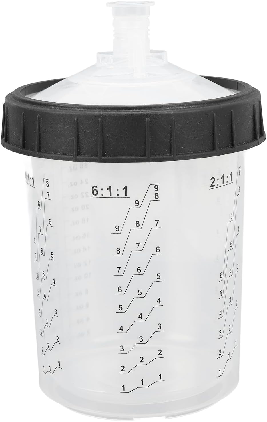 Paint Sprayer Cup Liners and Lid System with 40 Lids 10 Plugs for Automotive Paint Sprayer 0 810ML 0 28 Materials Paint are Treated Paint Dissolving Leak Paint Sprayer M