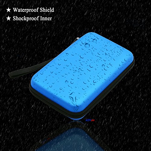 image for ADVcer 3DS Case, EVA Waterproof Hard Shield Protective Carrying Case w