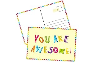 KiDEPOCH 60-Pack You Are Awesome Postcard Appreciation Greeting Cards