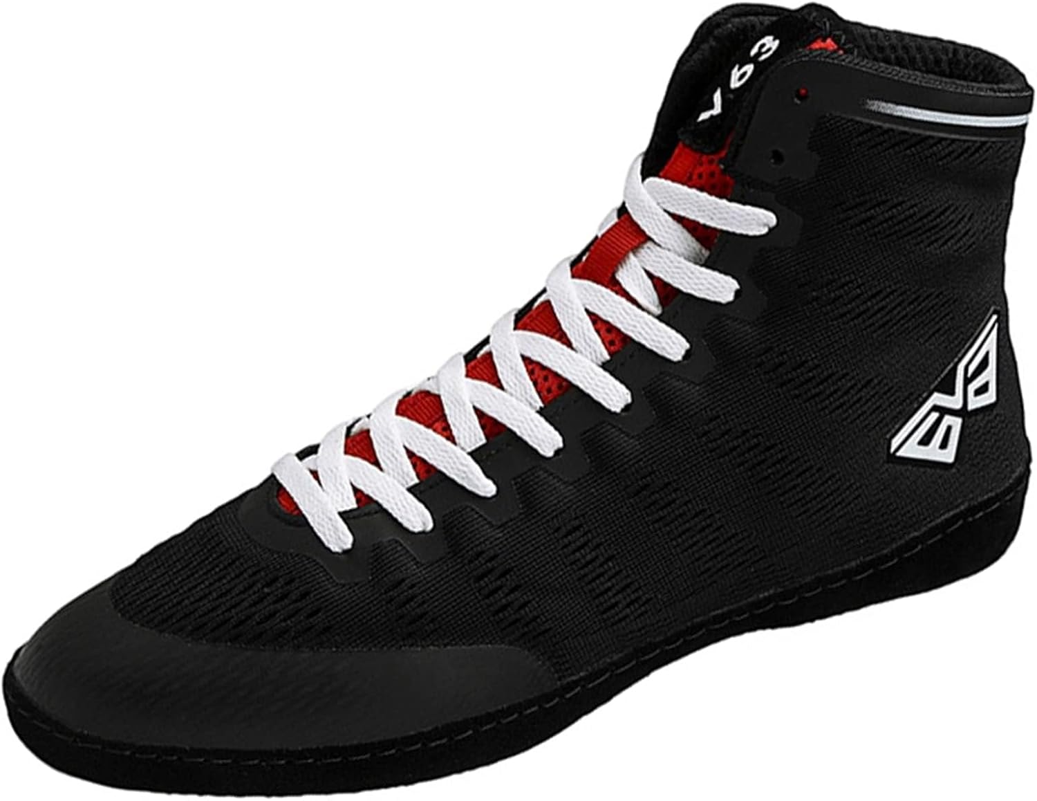 Mens Wrestling Fitness Shoes Non Slip Boxing Sneakers Lightweight Breathable Combat Sports Shoes Non Slip Gym Footwear for Men