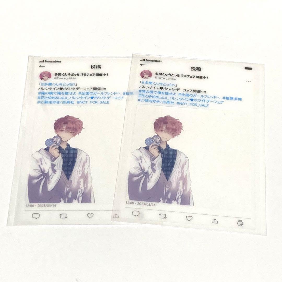 Amazon.co.jp: 多聞くん今どっち? SNS風クリアカード メロンブックス