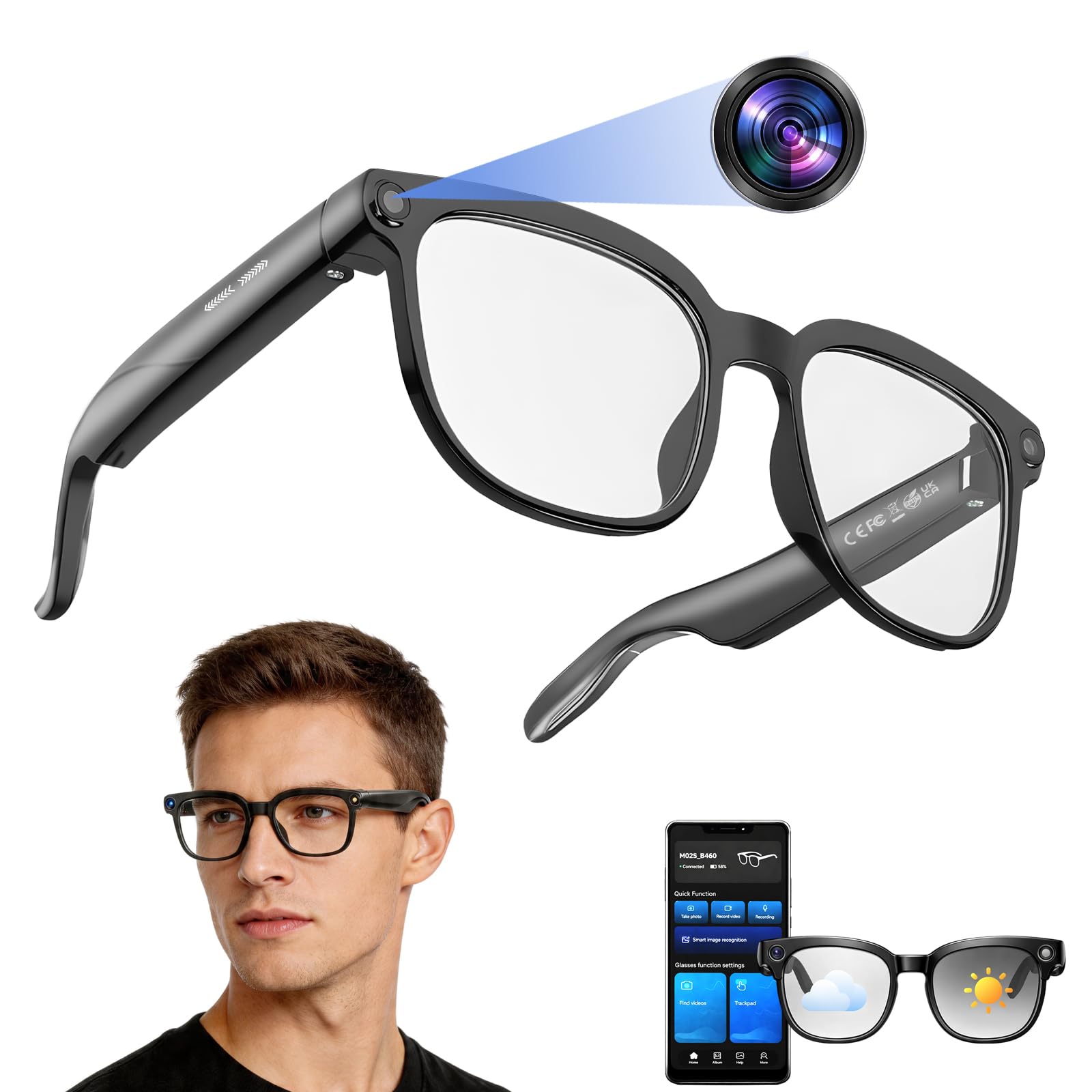 HUSHVANE Smart Glasses - glasses | Mubboo