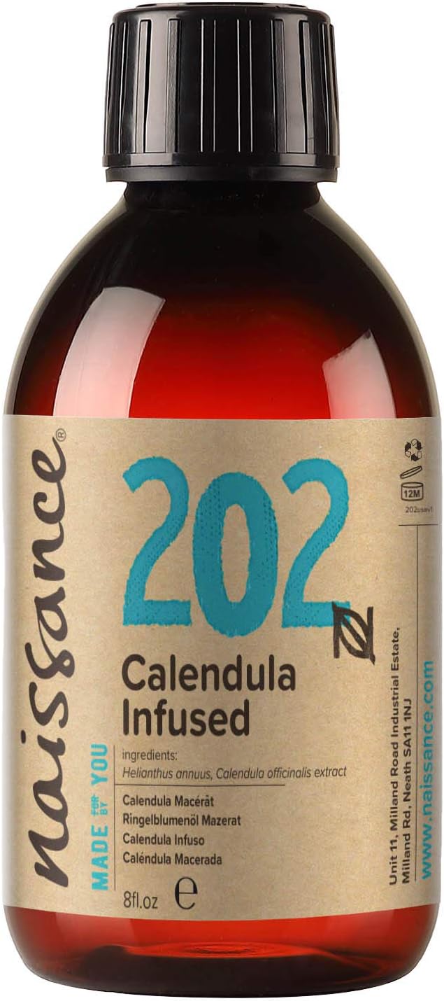 Naissance Aceite Macerado de Caléndula 250ml - 100% natural, vegano y no OGM