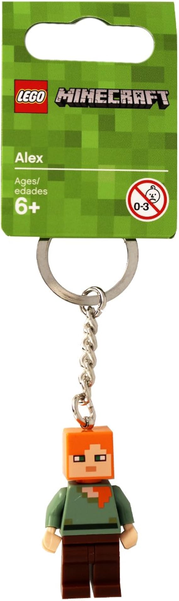 LEGO Minecraft Alex Keyring / Key Chain Official Brand New LEGO