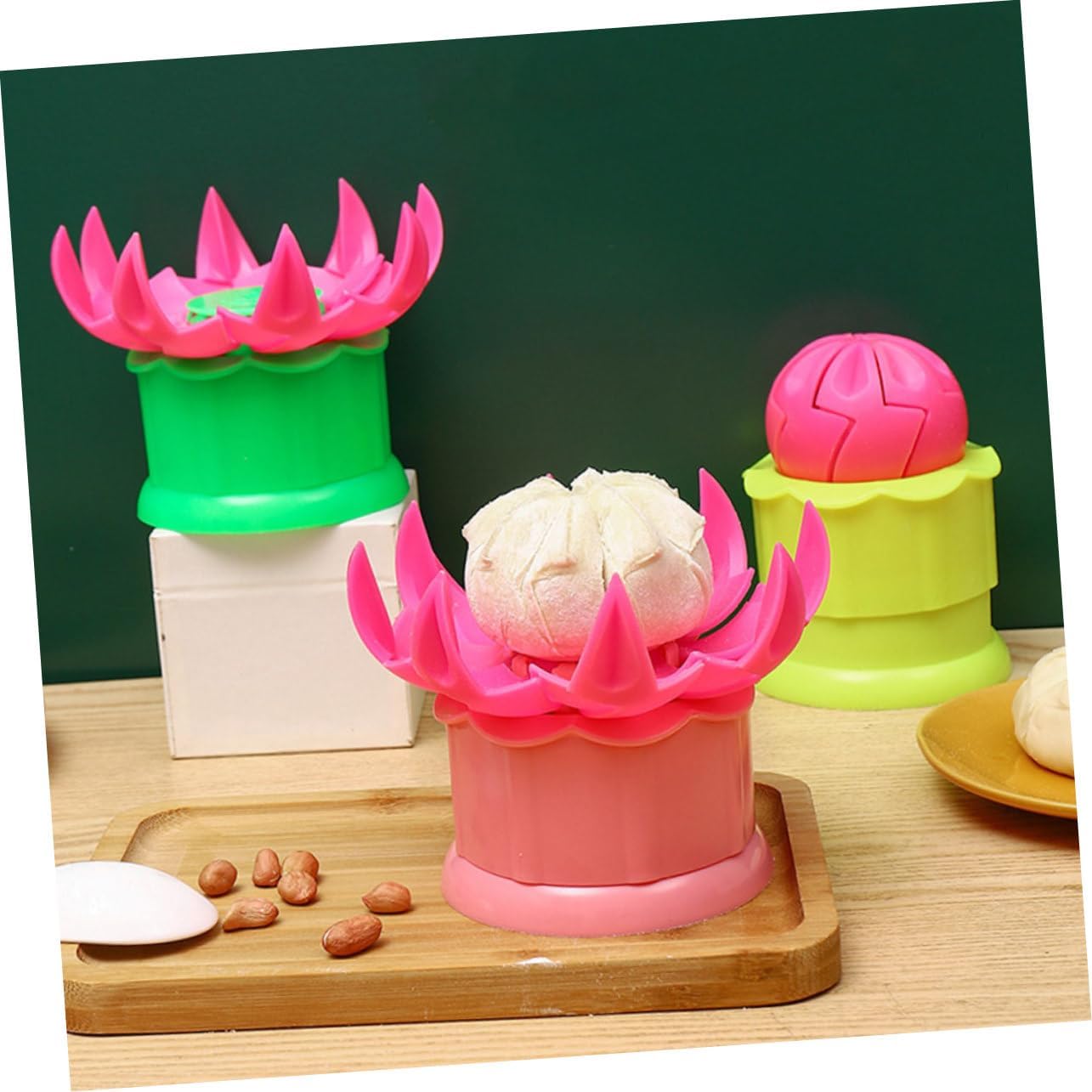 Plastic Baozi Maker for Steam Bun Making Chinese Dim Sum Diy Cooking Supplies Random Color