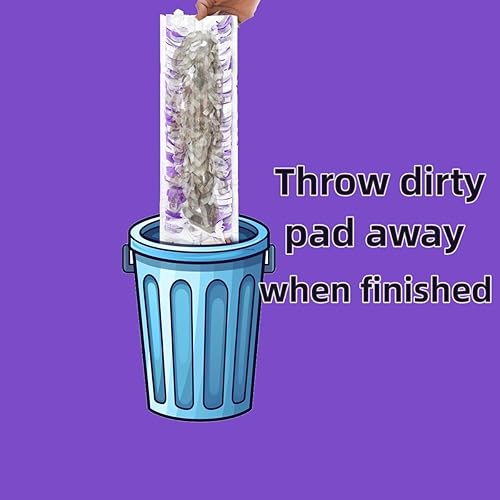 Miniatura 5 de Recambios de almohadilla de trapeador desechable para Swiffer PowerMop multisuperficie para limpieza de pisos, 20 unidades