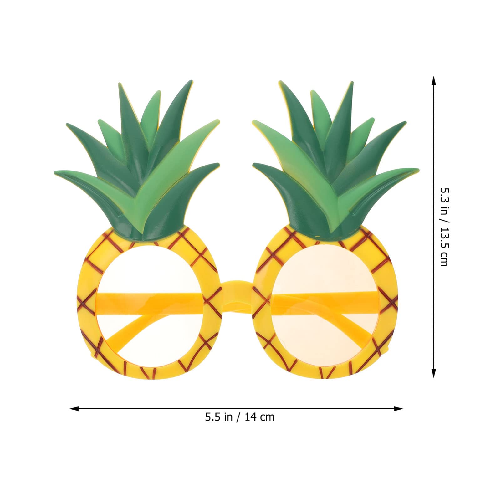 Lot De 2 Lunettes De Soleil En Forme D'ananas, Lunettes De Soleil
