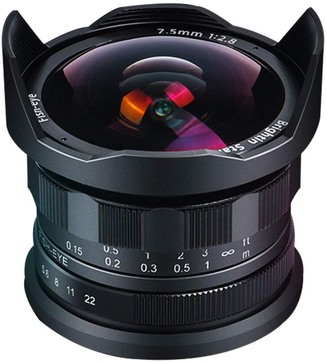 Amazon.co.jp: Brightin Star 7.5mm f/2.8 Pro II 超広角魚眼カメラ