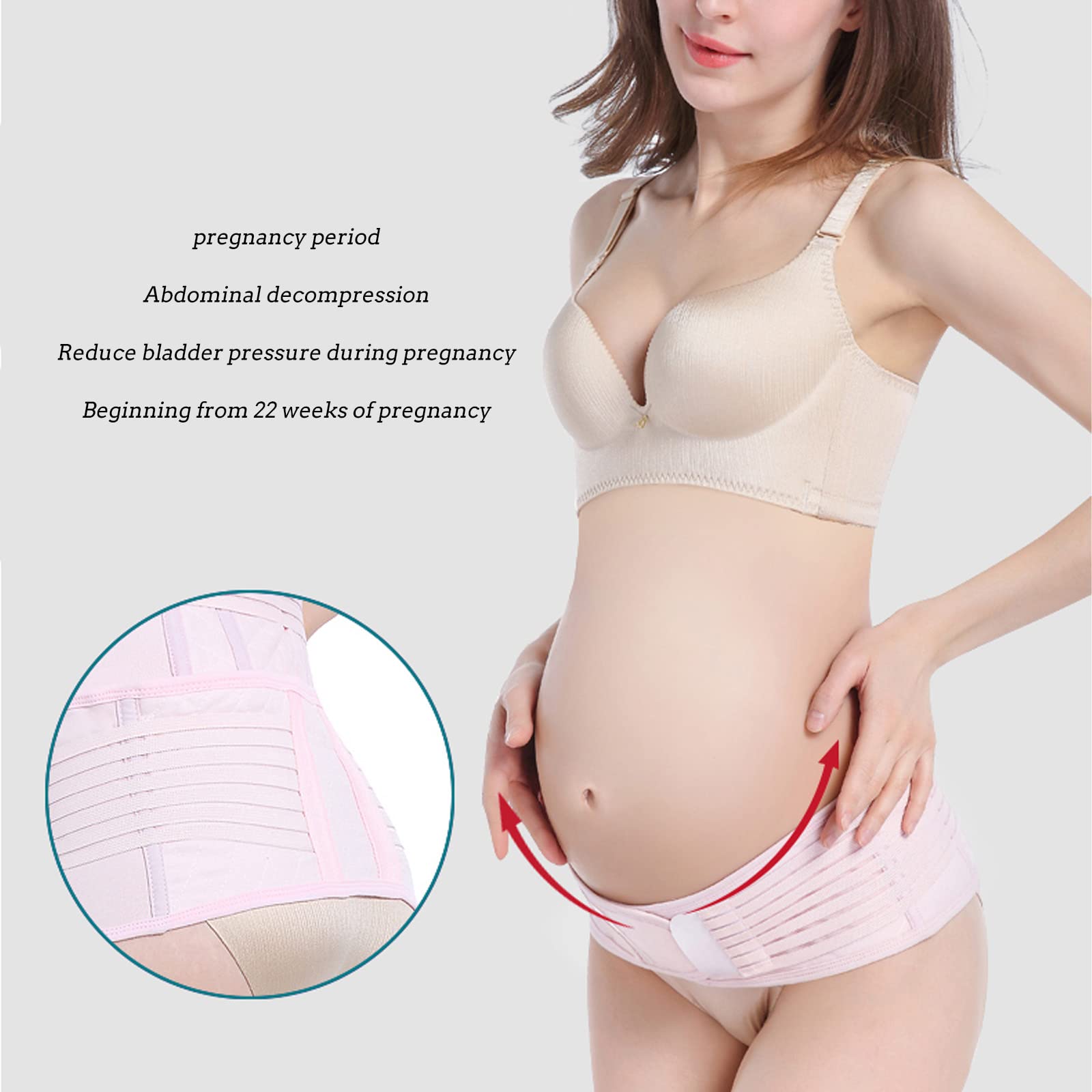 Amazon.co.jp: マタニティ ベルト 妊娠中の腹サポート バンド 調節可能