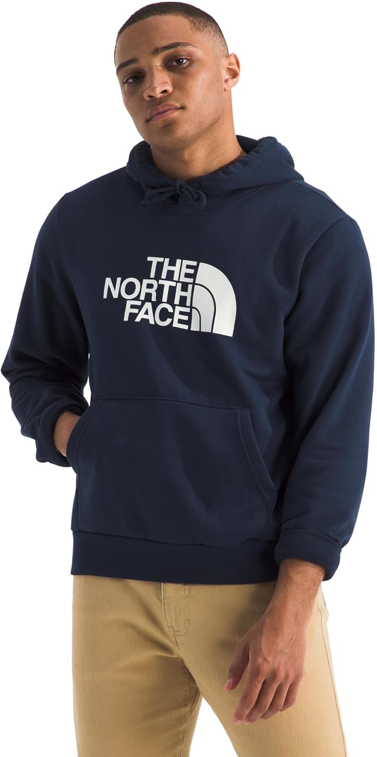 THE NORTH FACE Men's Evolution Half Dome Hoodie | Sweatshirt with 2 Piece Hood, Adjustable Drawcord, Kangaroo Hand Pocket