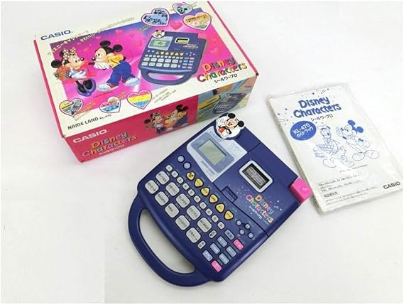 Amazon Co Jp Casio ディズニーキャラクターズ シールワープロ ネームランド Kl 470 文房具 オフィス用品