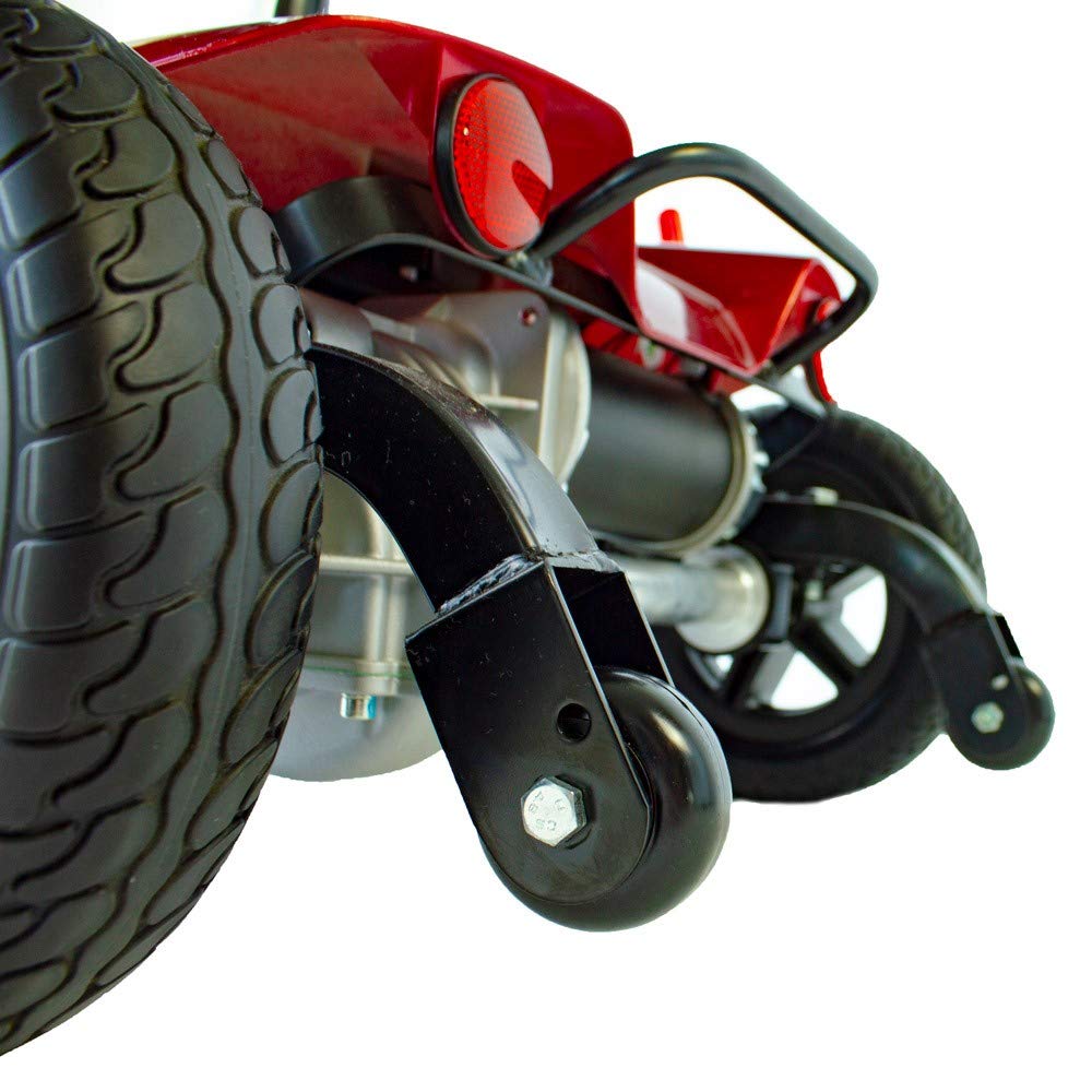 Mobiclinic®, Vehículo para Personas con Movilidad Reducida, Auton. 10km, Motor 250w, Hasta 135kg, Ruedas antivuelco, Velocidad 6.4 km/h, Asiento giratorio, Altura y manillar ajustable, Virgo