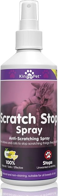 KinderPet® Eco Anti Cat Scratch Deterrent Spray Protect Furniture Stop Cats Kittens Scratching Doors Carpets Walls Cruelty Free Pet Safe 250ml