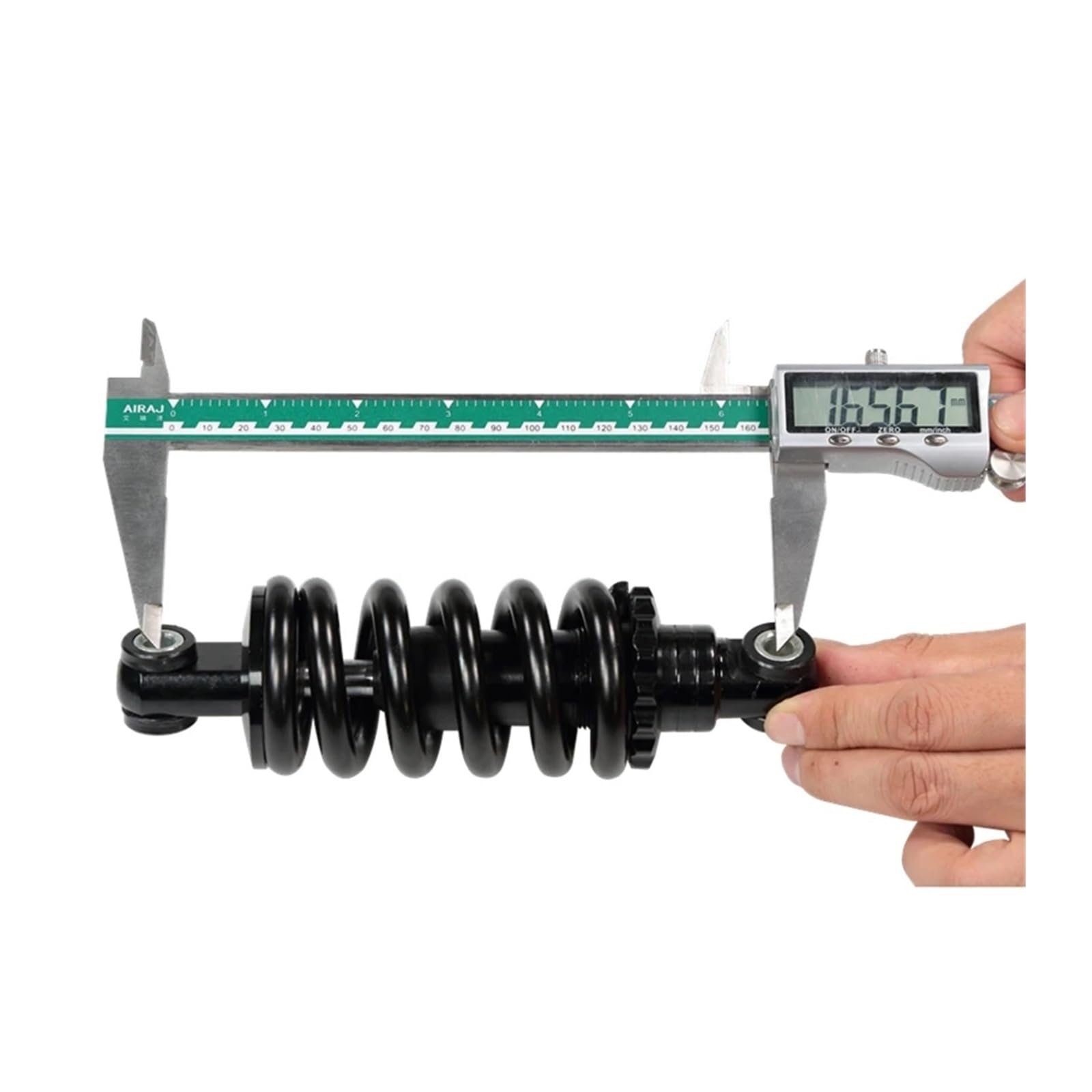Muelle en Espiral de Scooter eléctrico y Amortiguador de Choque híbrido hidráulico 165 mm
