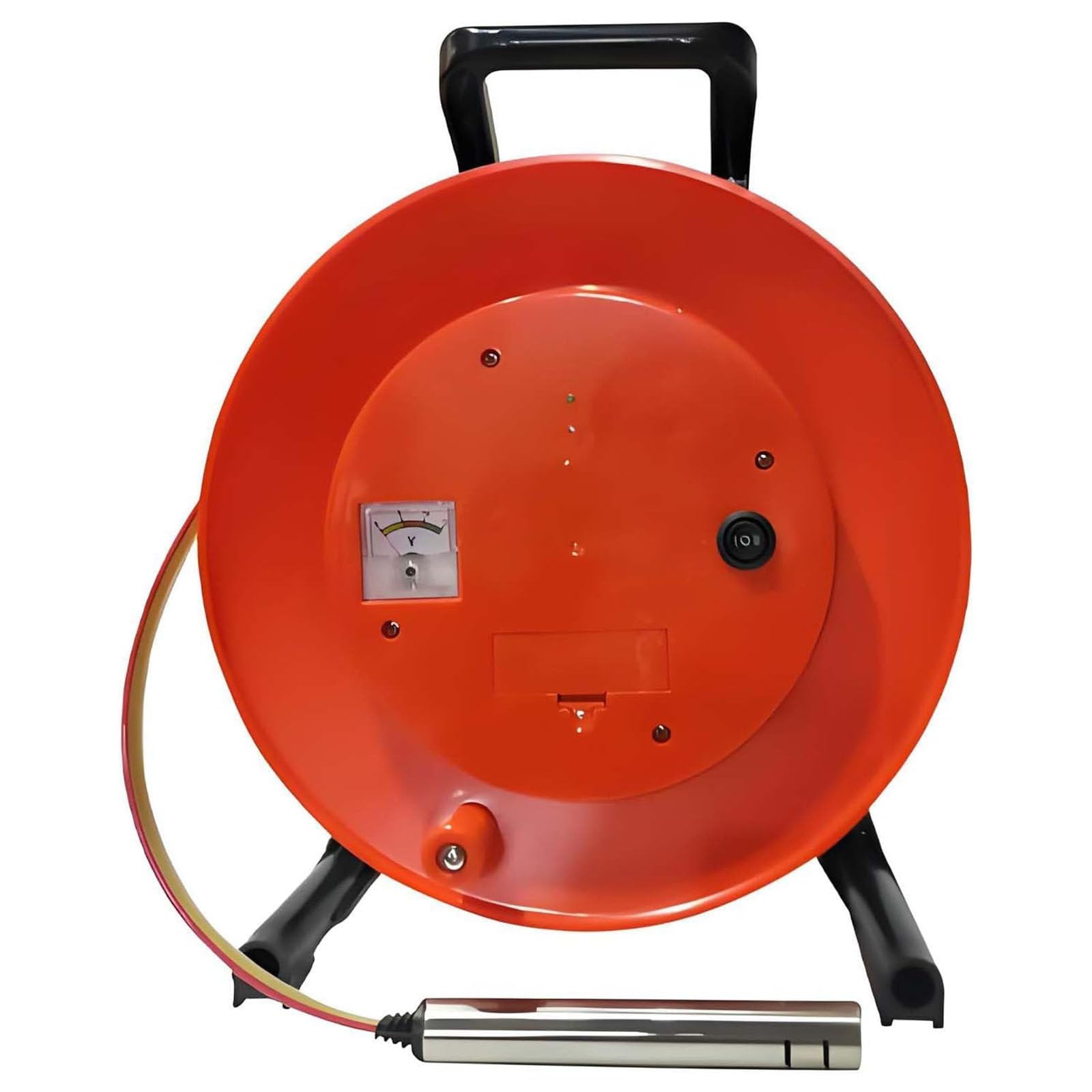 Misuratore di profondità dell'acqua di pozzo sonda acciaio inossidabile nastro acciaio 100m 328ft voltmetro avviso acustico