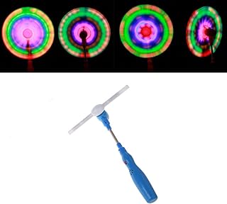 Bettal Spinning Windmill Glows Toy Flashing LED Pinwheel Toy