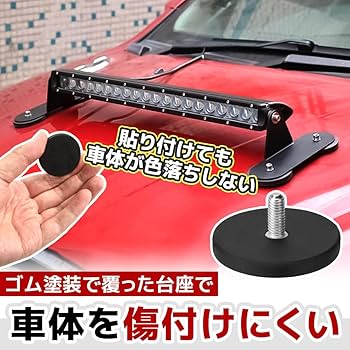 Amazon.co.jp: VJBUSSAN 多用途マグネット台座 丸型 M6ネジ付き