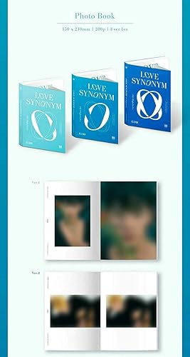 Miniatura 3 de WONHO LOVE SYNONYM#2 RIGHT FOR US Album  VER.1 + VER.2 + VER.3  3 Ver SET 3CD+3 P.Book+3 Card K-POP SEALED+TRACKING CODE