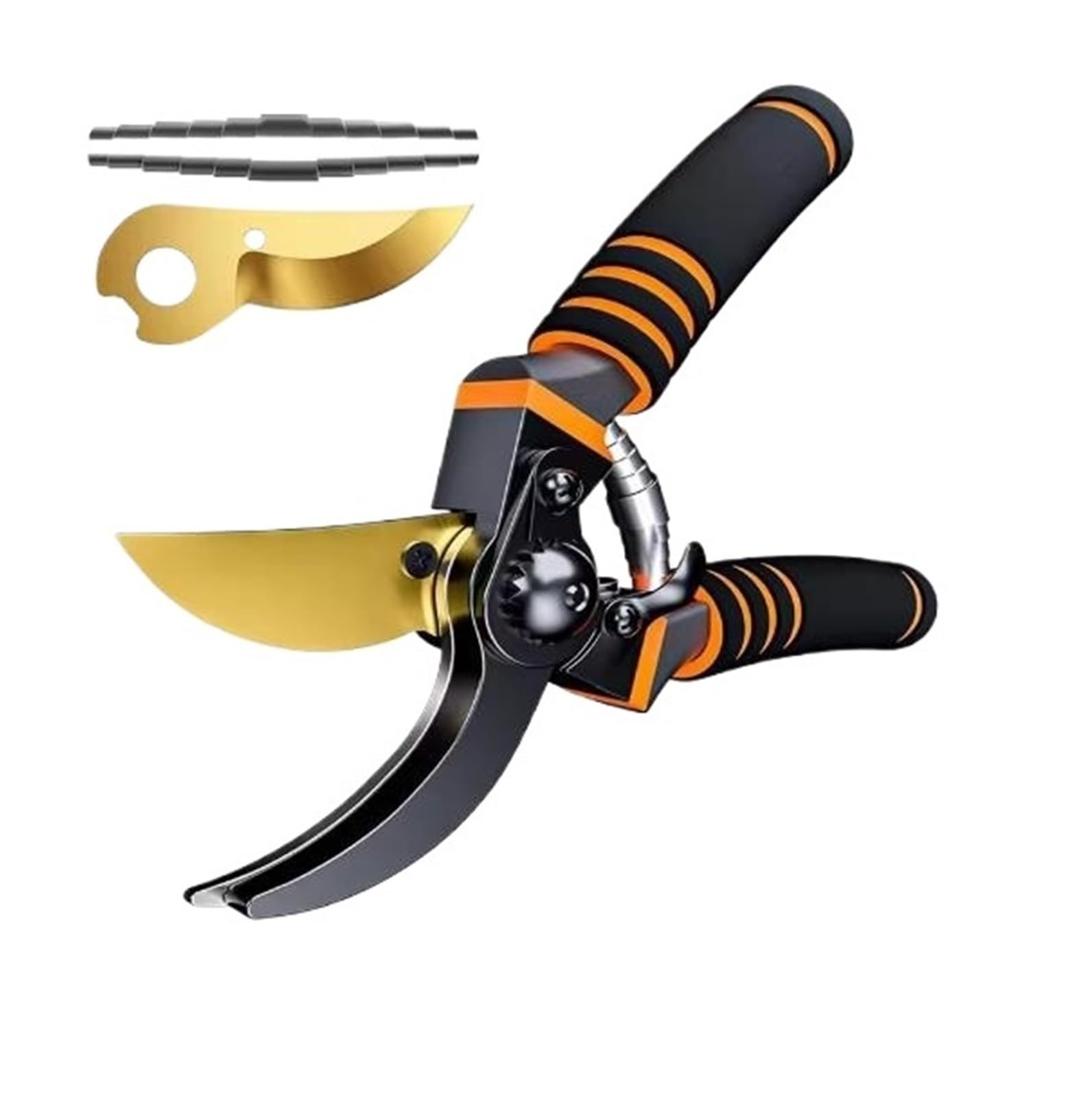 Chtkagv One Color 8.5-Inch Heavy-Duty Pruning Shears – Handheld Garden Scissors For Hedges And Shrub Trimming