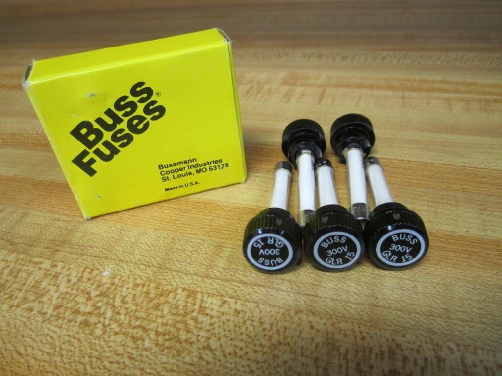 Bussmann GLR-15 Buss Fuse GLR15 (Pack of 5)