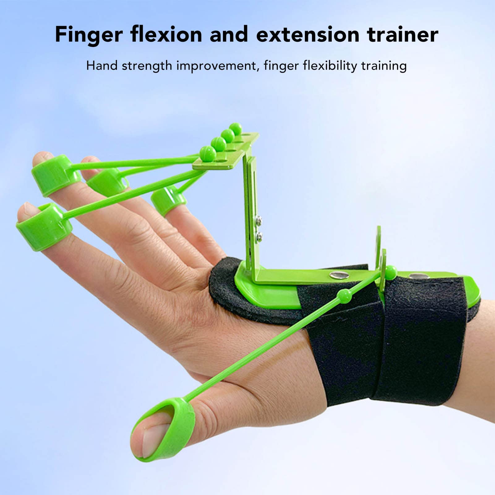 Rafforzamento delle Dita, Barella per Dita per Esercizi per Le Dita, Allenatore per la Forza della Presa della Mano Multifunzione, Esercitatore per Dita per Arrampicata con Fascia