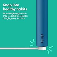 Vista 3 de Quip Rechargeable Smart Sonic Toothbrush for Adults - Timed Electric Toothbrush with Bluetooth & Rewards App - Replaceable Brush Head, Soft Ocean