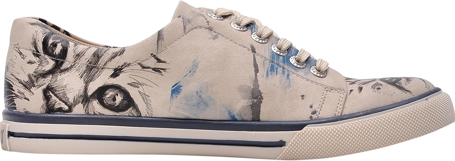 DOGO Vegan Leather Sneakers for Women - Handmade and Unique Fashion Sneakers for Women