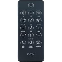 BT-0520 Replace Remote Control Work for JBL Soundbar JBLBAR20AIOBLKAM JBLBARSBLKAM Audio Speaker