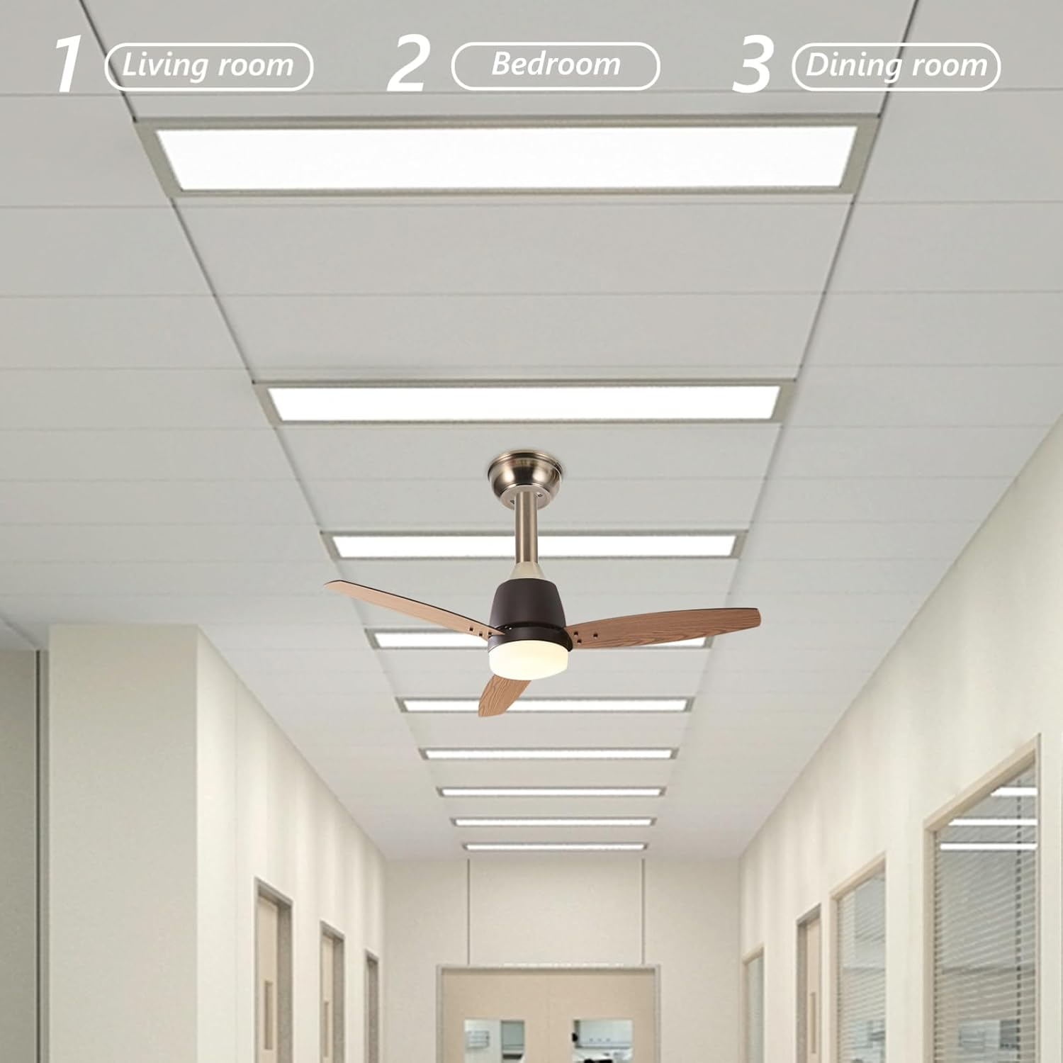 1 Set Ceiling Fan Mounting Kit Bracket for Easy Installation Living Rooms Bedrooms and Dining Areas Compatible with Various Ceiling Fan Models