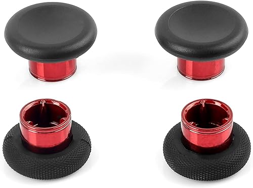 Miniatura 6 de TOMSIN Kit de botones magnéticos de repuesto para Xbox Elite Controller Series 2, incluye 6 joysticks de metal chapados, 4 palas, 2 almohadillas D,