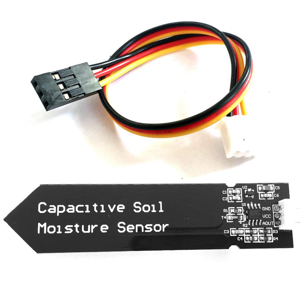 Lot De 8 Capteurs D'humidité Capacitifs Pour Sol Arduino - Compatibles 3.3-5.5V, Fils Résistants
